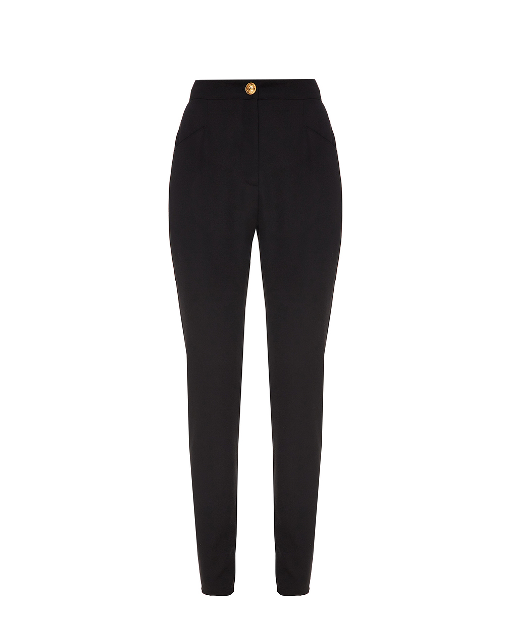 Вовняні штани Balmain WF1PD010W097, чорний колір • Купити в інтернет-магазині Kameron