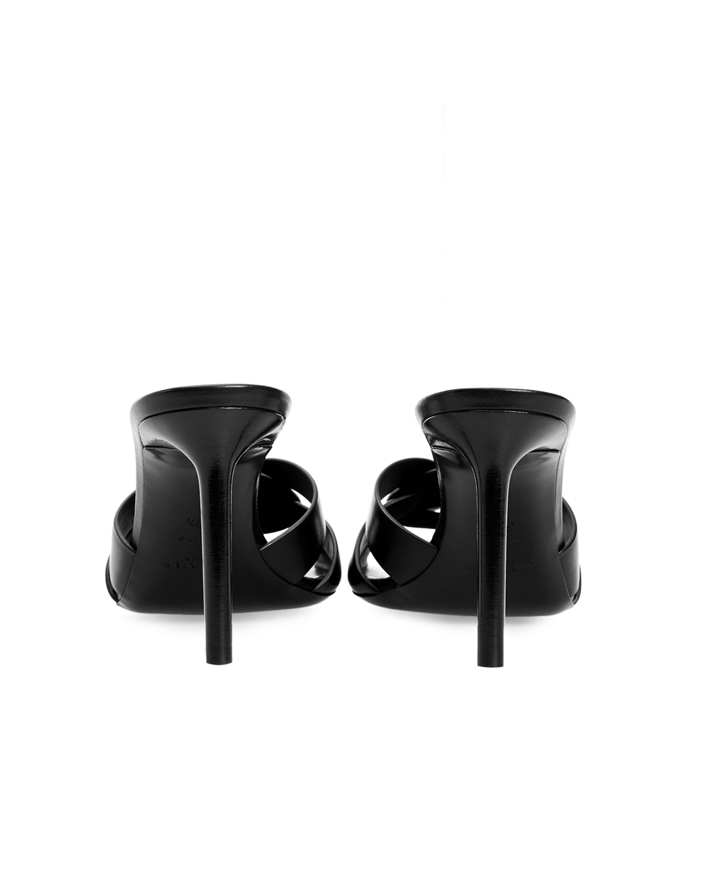 Кожаные мюли Tribute Saint Laurent 650986-DWE00, черный цвет • Купить в интернет-магазине Kameron