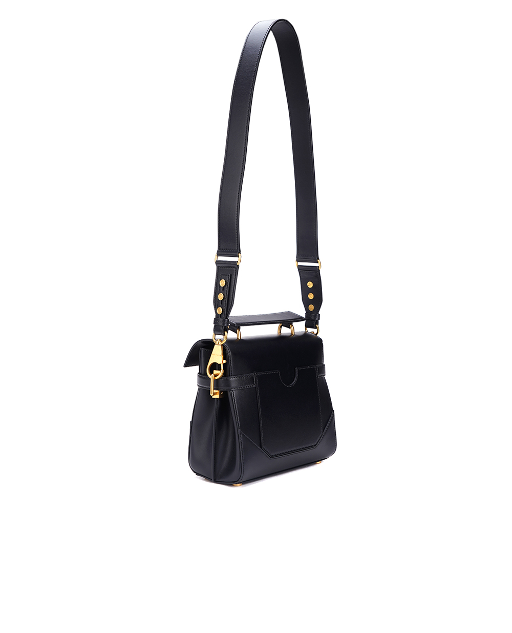 Кожаная сумка B-Buzz 23 Balmain BN0DB526LAVE, черный цвет • Купить в интернет-магазине Kameron