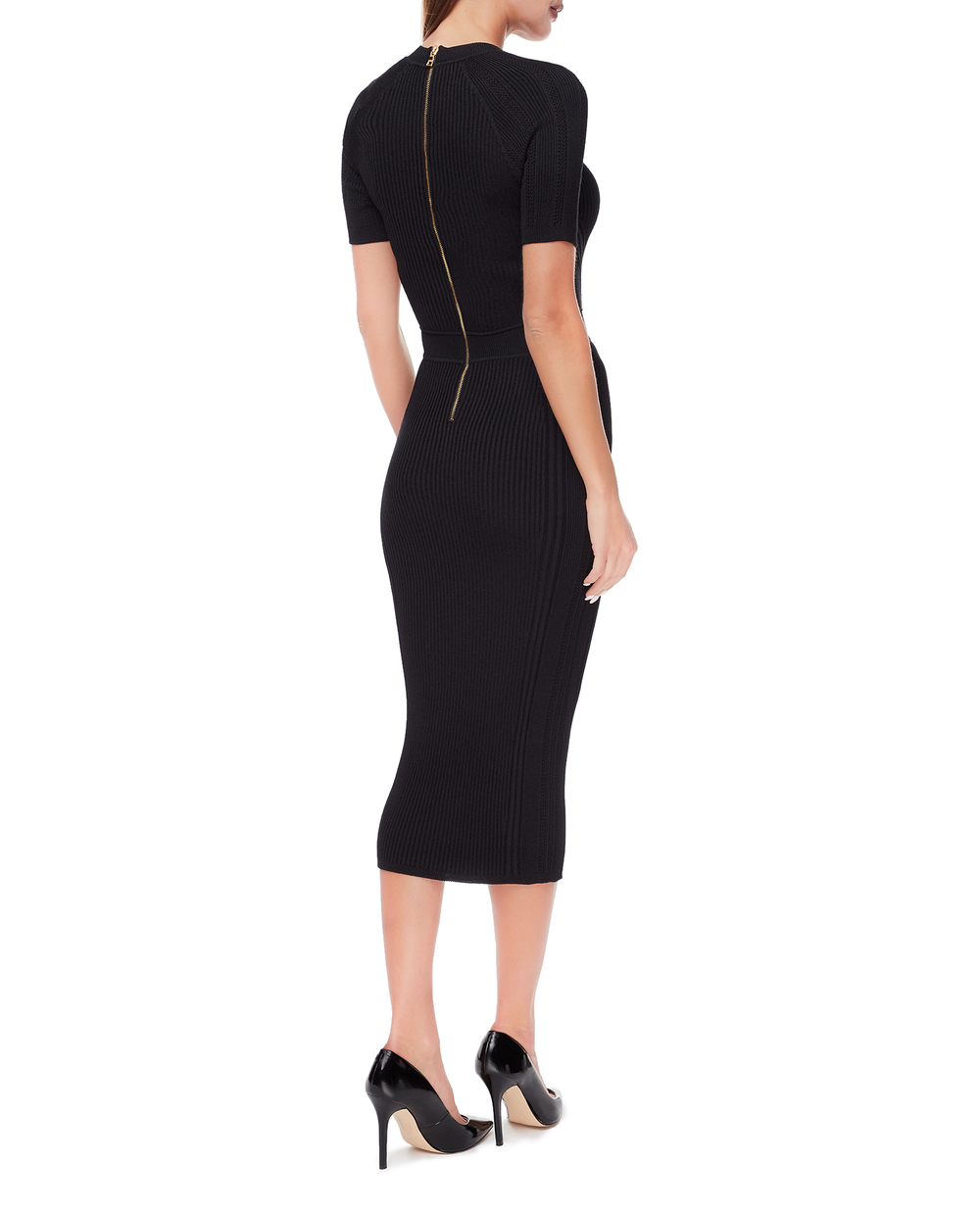 Платье Balmain BF1RK060KE18, черный цвет • Купить в интернет-магазине Kameron