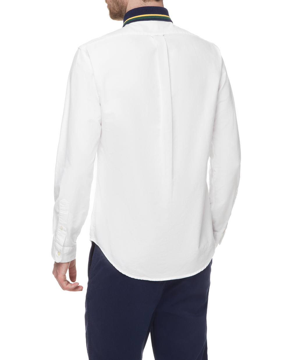 Рубашка Custom Fit Polo Ralph Lauren 710788451001, белый цвет • Купить в интернет-магазине Kameron