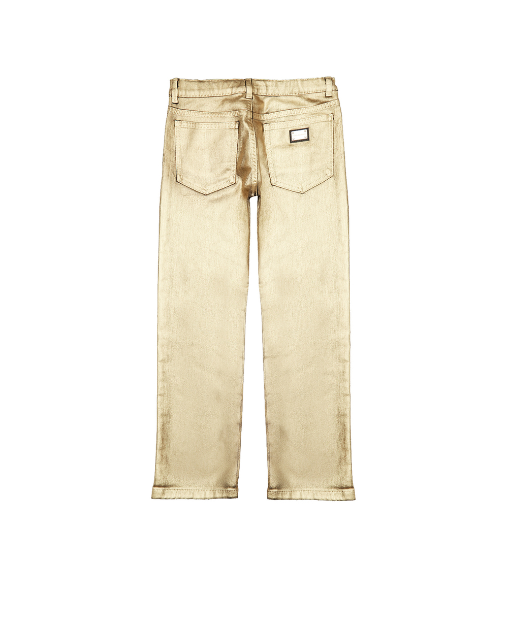 Дитячі джинси Dolce&Gabbana Kids L42F37-LD991-B, золотий колір • Купити в інтернет-магазині Kameron