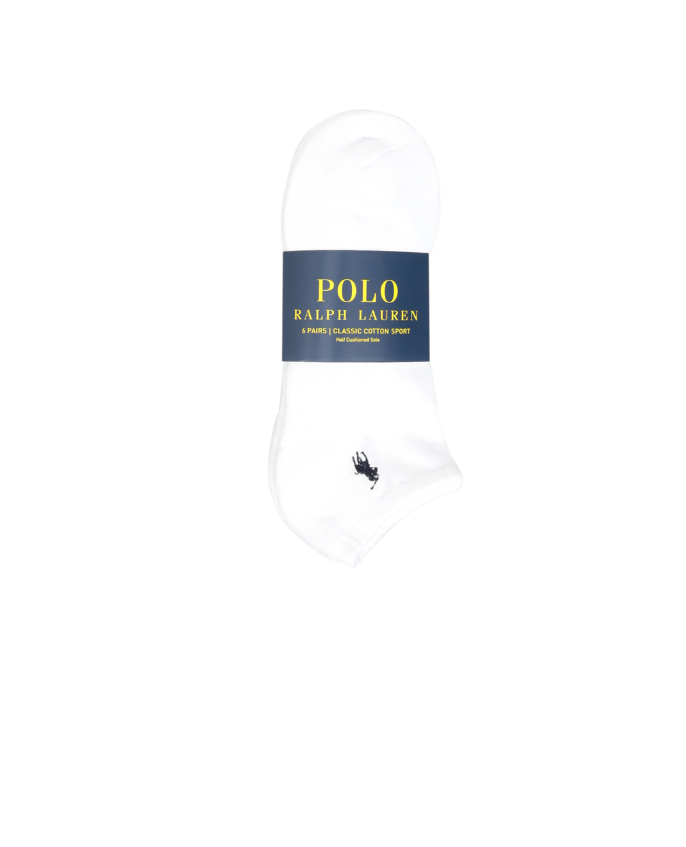 Шкарпетки (6 пар) Polo Ralph Lauren 449723765002, білий колір • Купити в інтернет-магазині Kameron
