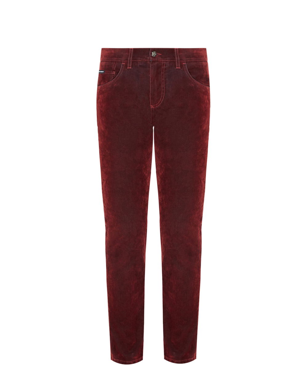Штани Dolce&Gabbana GYC4LD-G8CU6, бордовий колір • Купити в інтернет-магазині Kameron