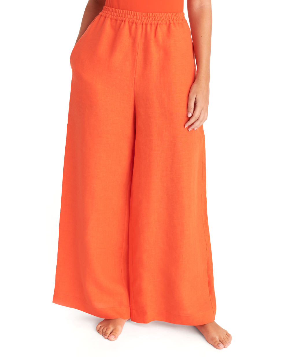 Штани SELECT ERES 232420, помаранчевий колір • Купити в інтернет-магазині Kameron