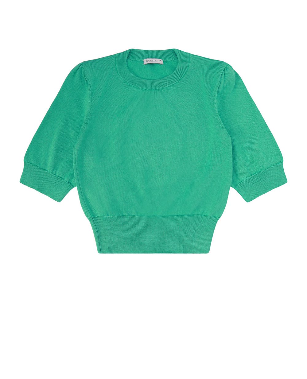 Детский джемпер Dolce&Gabbana Kids L5KW92-JACHA-B, бирюзовый цвет • Купить в интернет-магазине Kameron