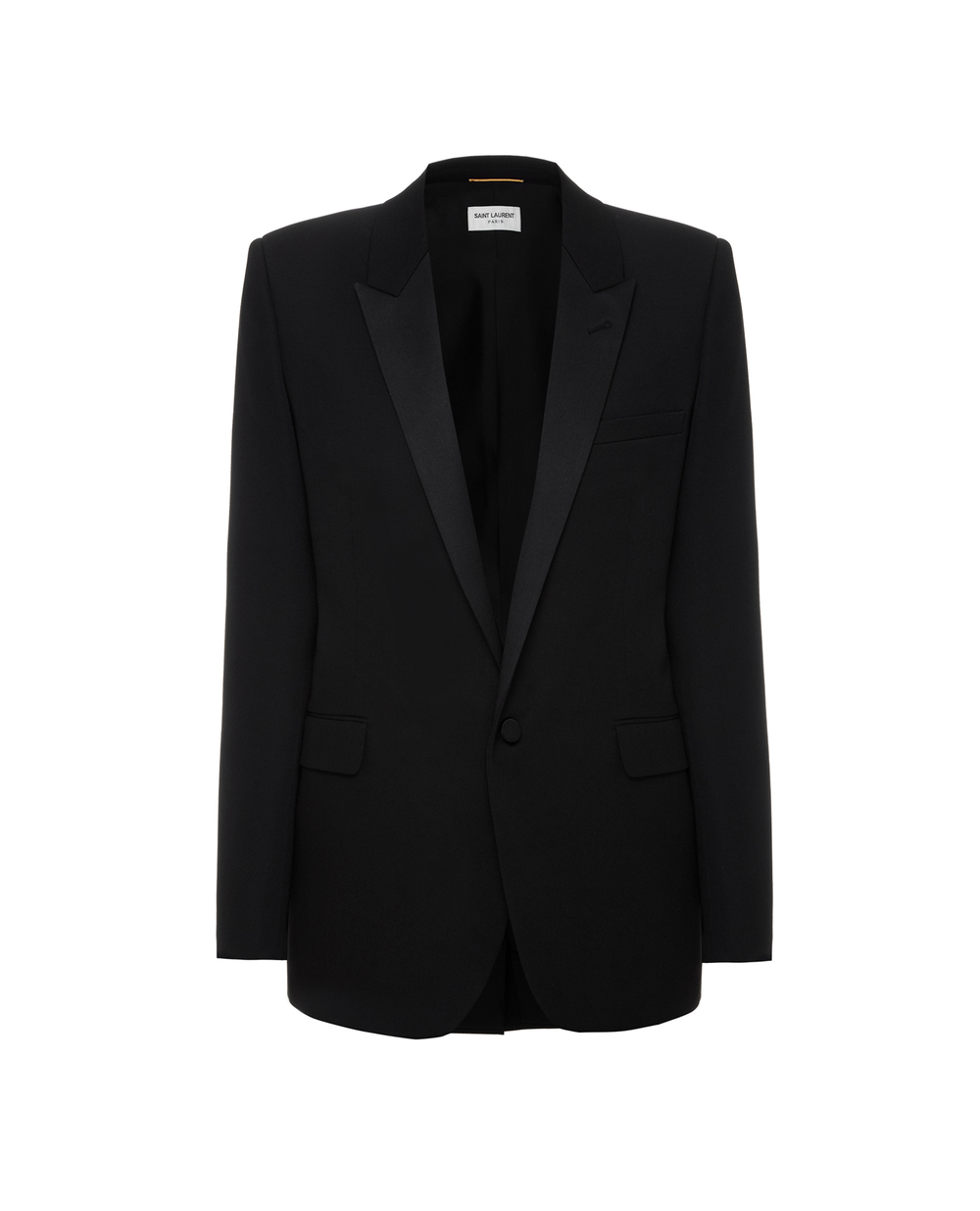 Вовняний жакет Saint Laurent 517741-Y399W-, чорний колір • Купити в інтернет-магазині Kameron