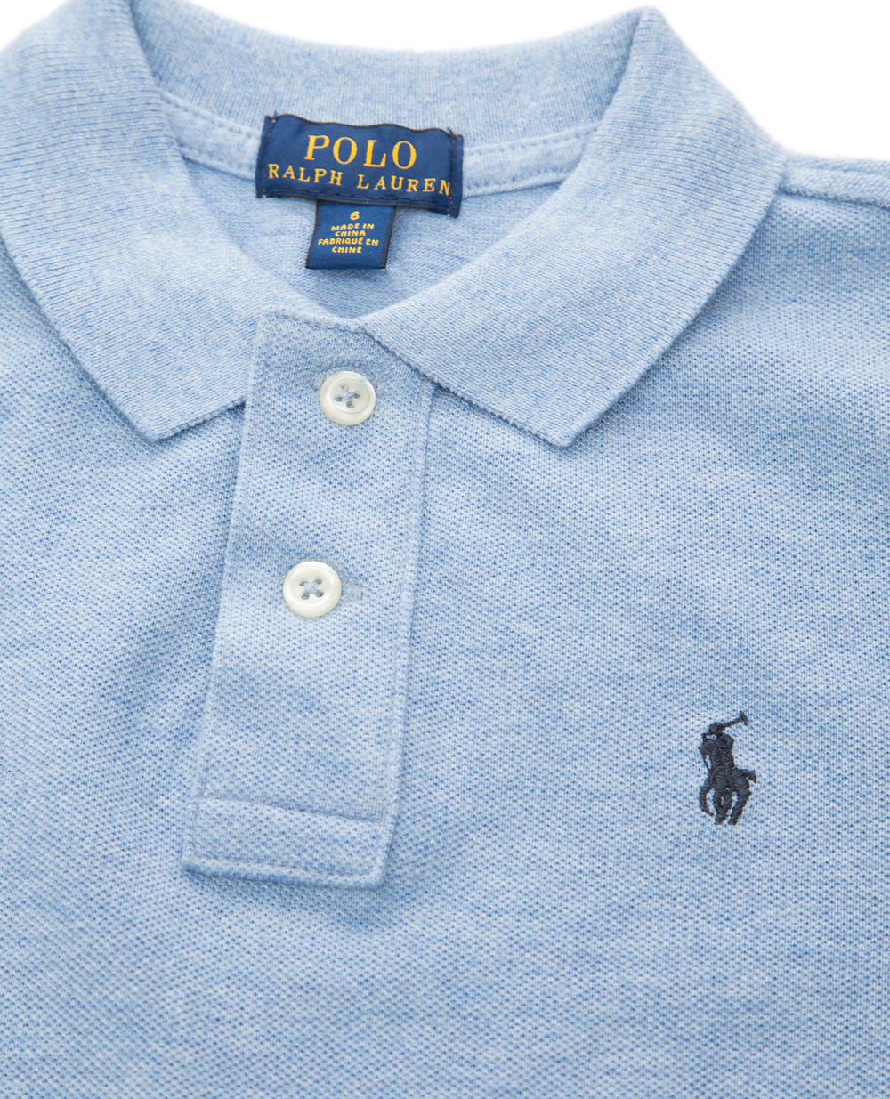Поло Polo Ralph Lauren Kids 321703632008, голубой цвет • Купить в интернет-магазине Kameron
