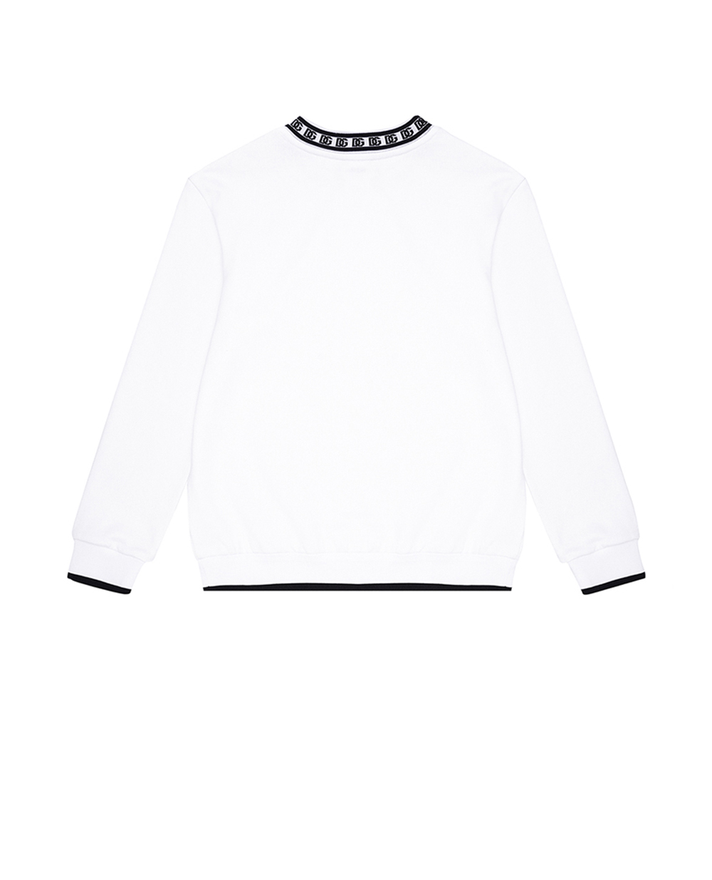 Дитячий світшот Dolce&Gabbana Kids L4JWDO-G7IJ8-B, білий колір • Купити в інтернет-магазині Kameron