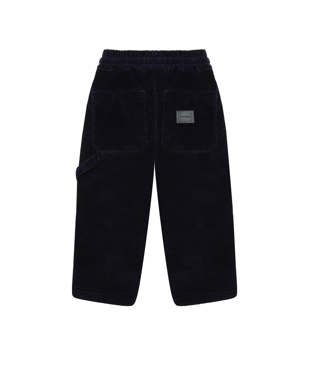 Вельветовые брюки Dolce&Gabbana Kids L43P67-LT369-S, синий цвет • Купить в интернет-магазине Kameron