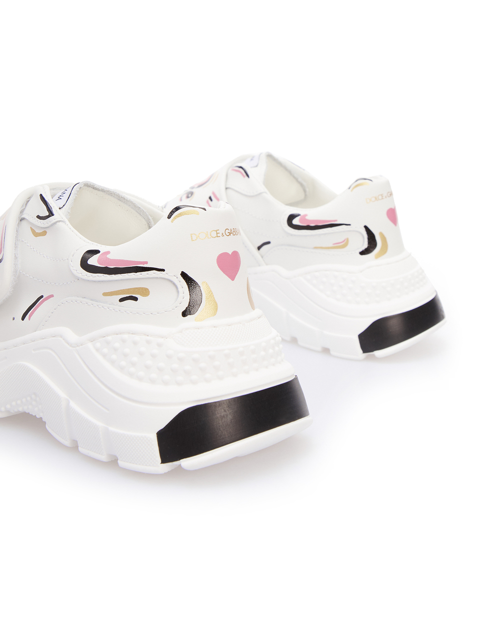 Кожаные кроссовки Dolce&Gabbana D11016-AJ931-M, белый цвет • Купить в интернет-магазине Kameron