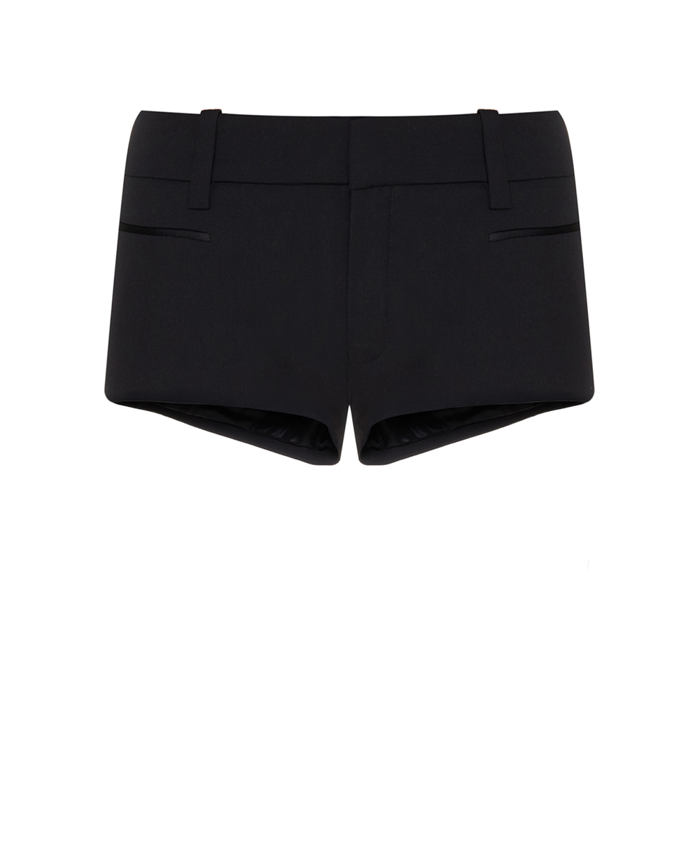 Шерстяные шорты Saint Laurent 614791-Y399W, черный цвет • Купить в интернет-магазине Kameron