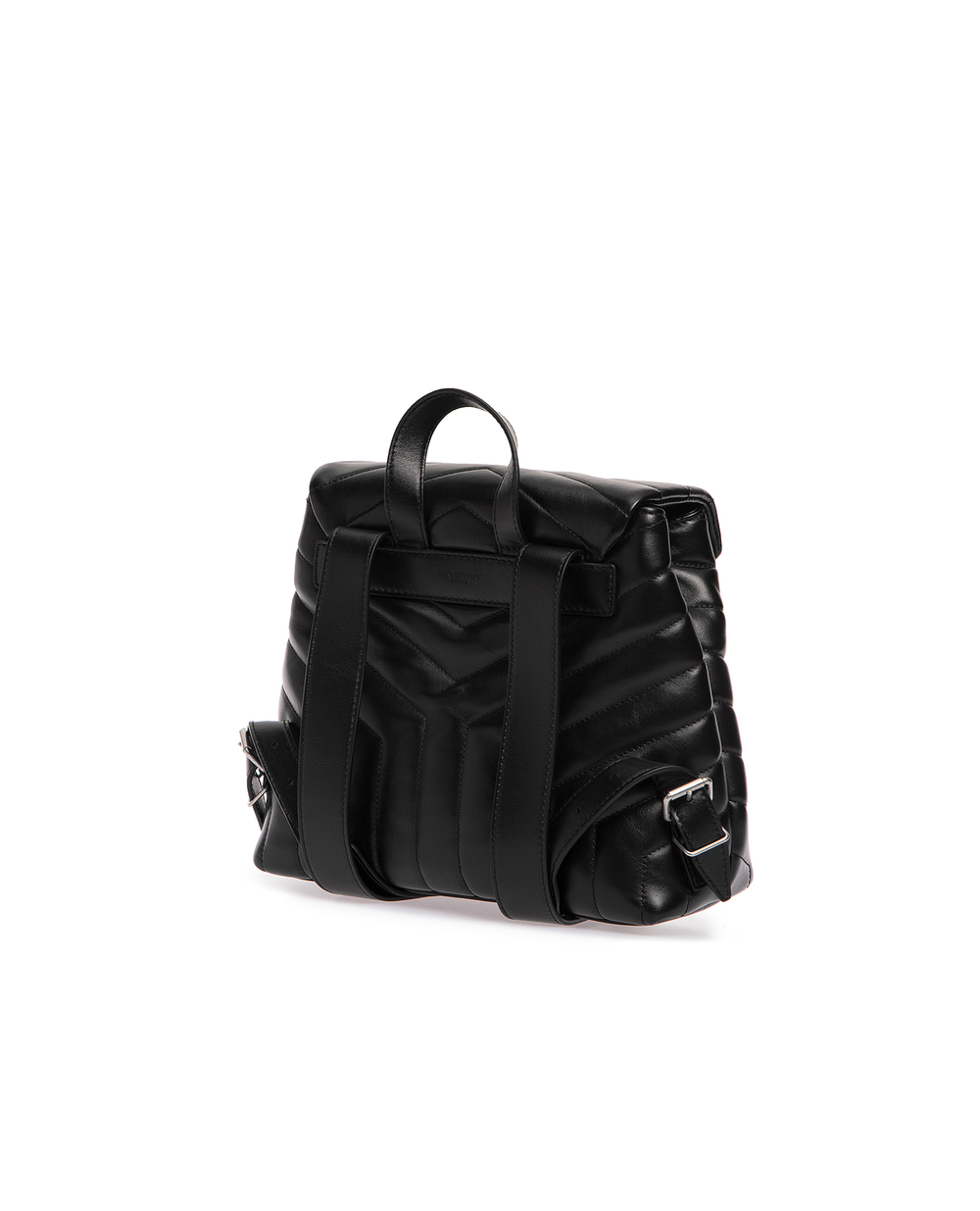 Шкіряний рюкзак Loulou Saint Laurent 487220-DV726-FW18, чорний колір • Купити в інтернет-магазині Kameron