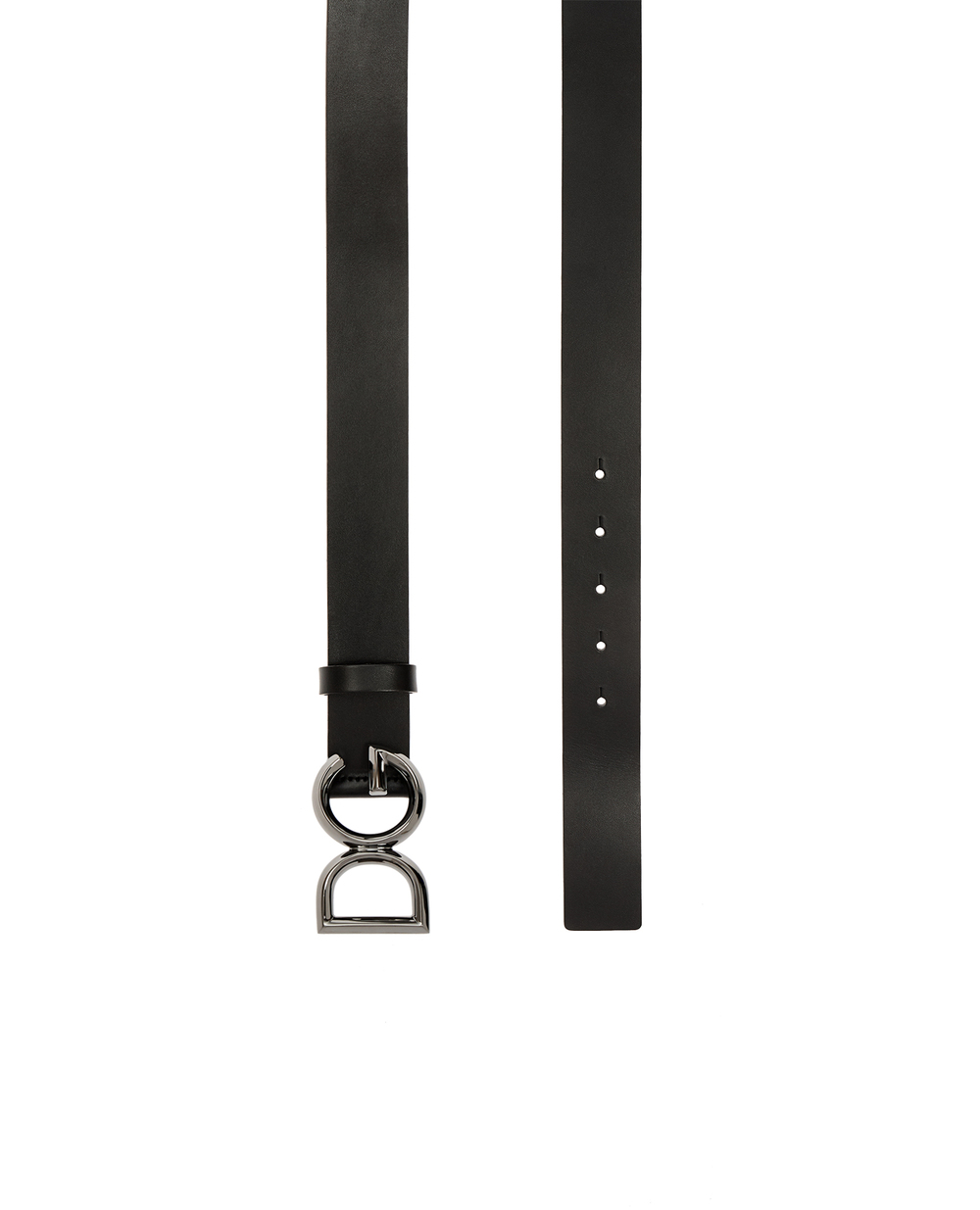 Шкіряний ремінь Dolce&Gabbana BC4369-AV479, чорний колір • Купити в інтернет-магазині Kameron