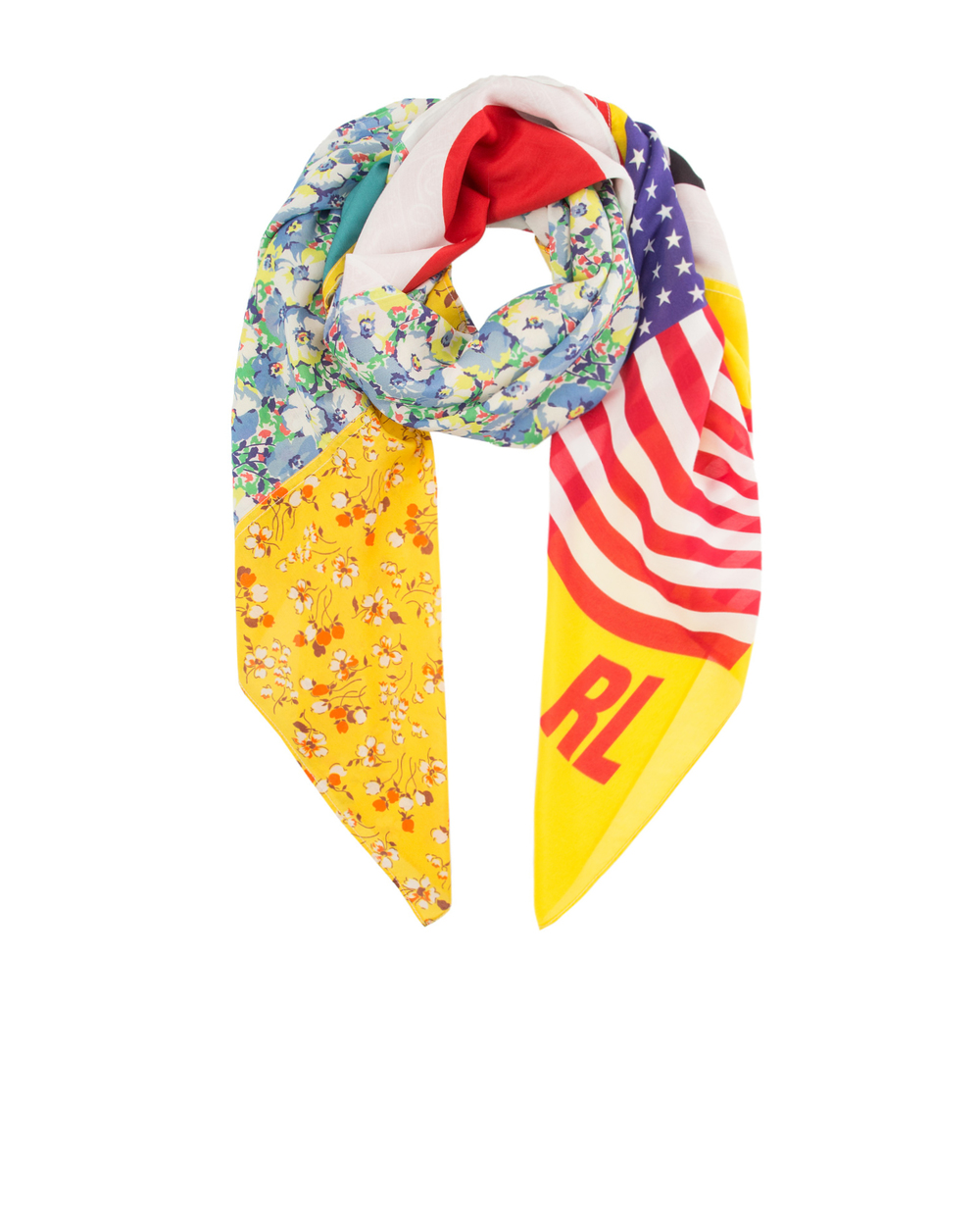 Платок Polo Ralph Lauren 455765403001, разноцветный цвет • Купить в интернет-магазине Kameron