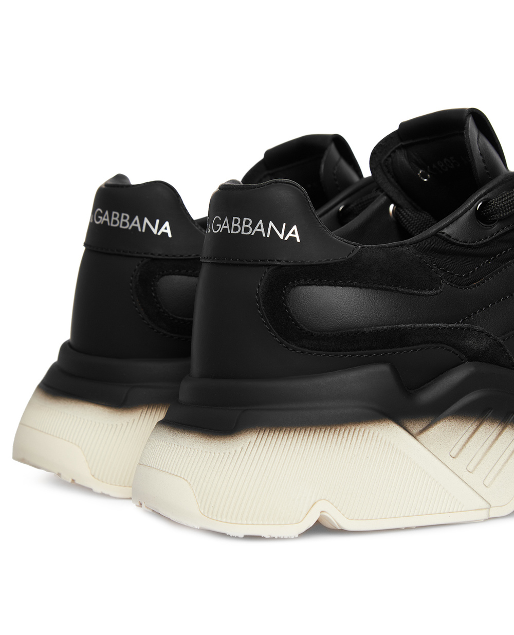 Кожаные кроссовки Dolce&Gabbana CK1805-AW178, черный цвет • Купить в интернет-магазине Kameron