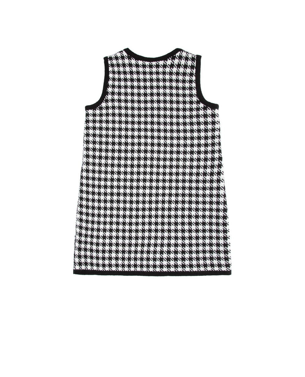 Шерстяное платье Dolce&Gabbana Kids L5KD17-JAVTK-S, черный цвет • Купить в интернет-магазине Kameron