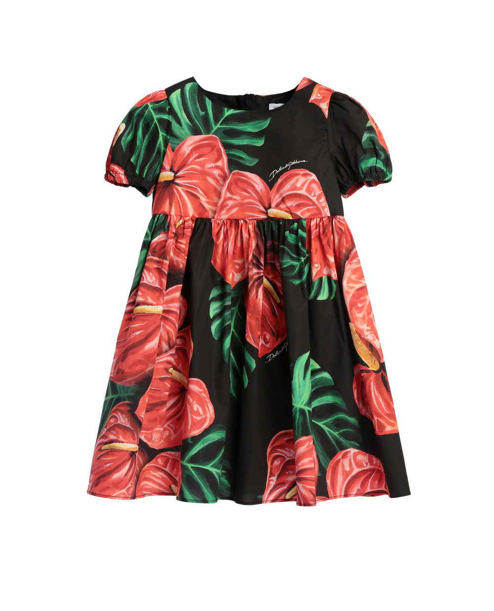 Платье Dolce&Gabbana Kids L22DL5-FSEHO, черный цвет • Купить в интернет-магазине Kameron