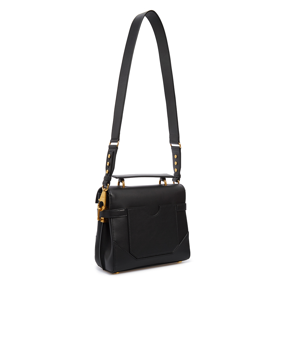 Кожаная сумка Balmain VN1S526LVPT, черный цвет • Купить в интернет-магазине Kameron