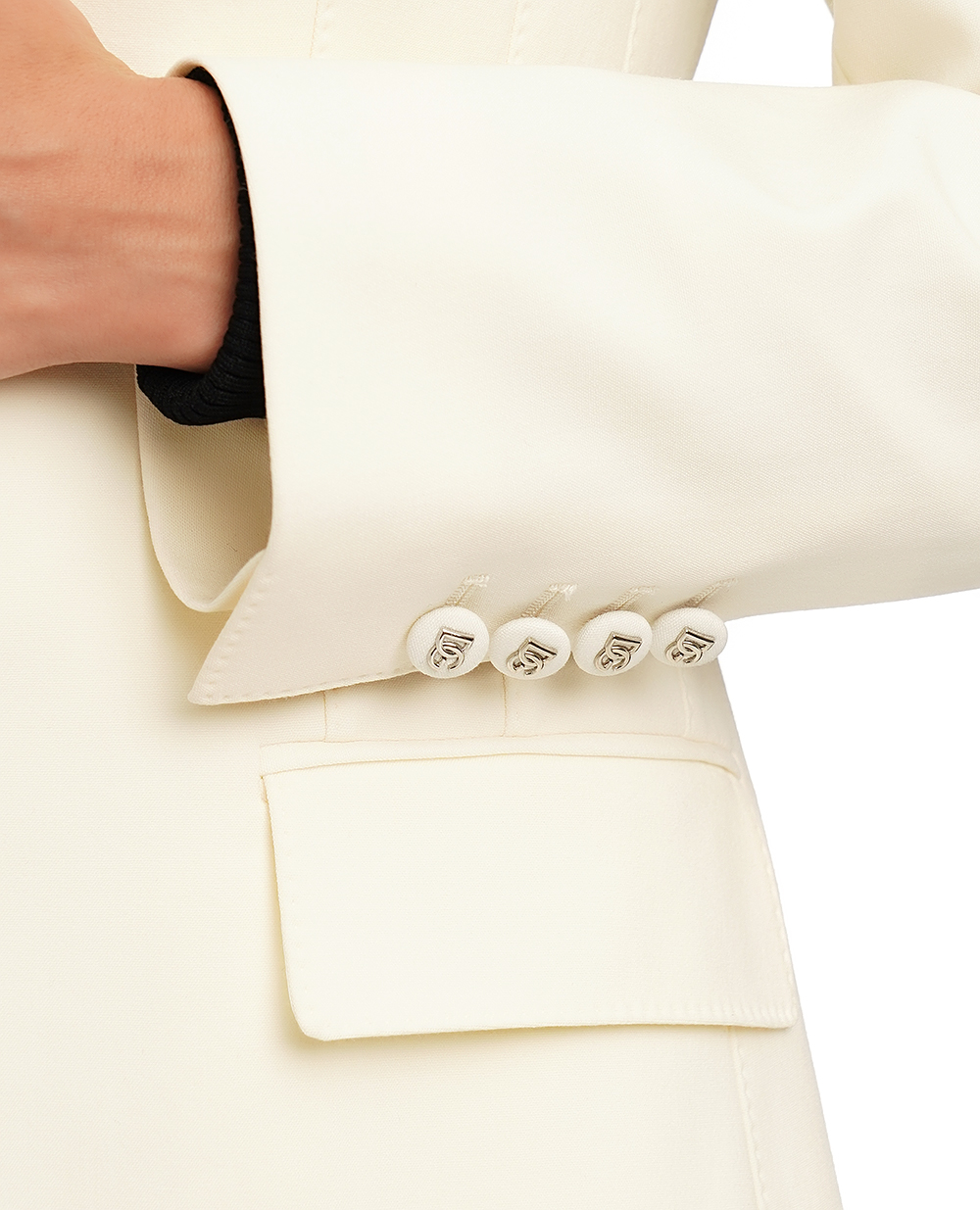 Жакет Dolce&Gabbana F29Z8T-GDA2F, білий колір • Купити в інтернет-магазині Kameron