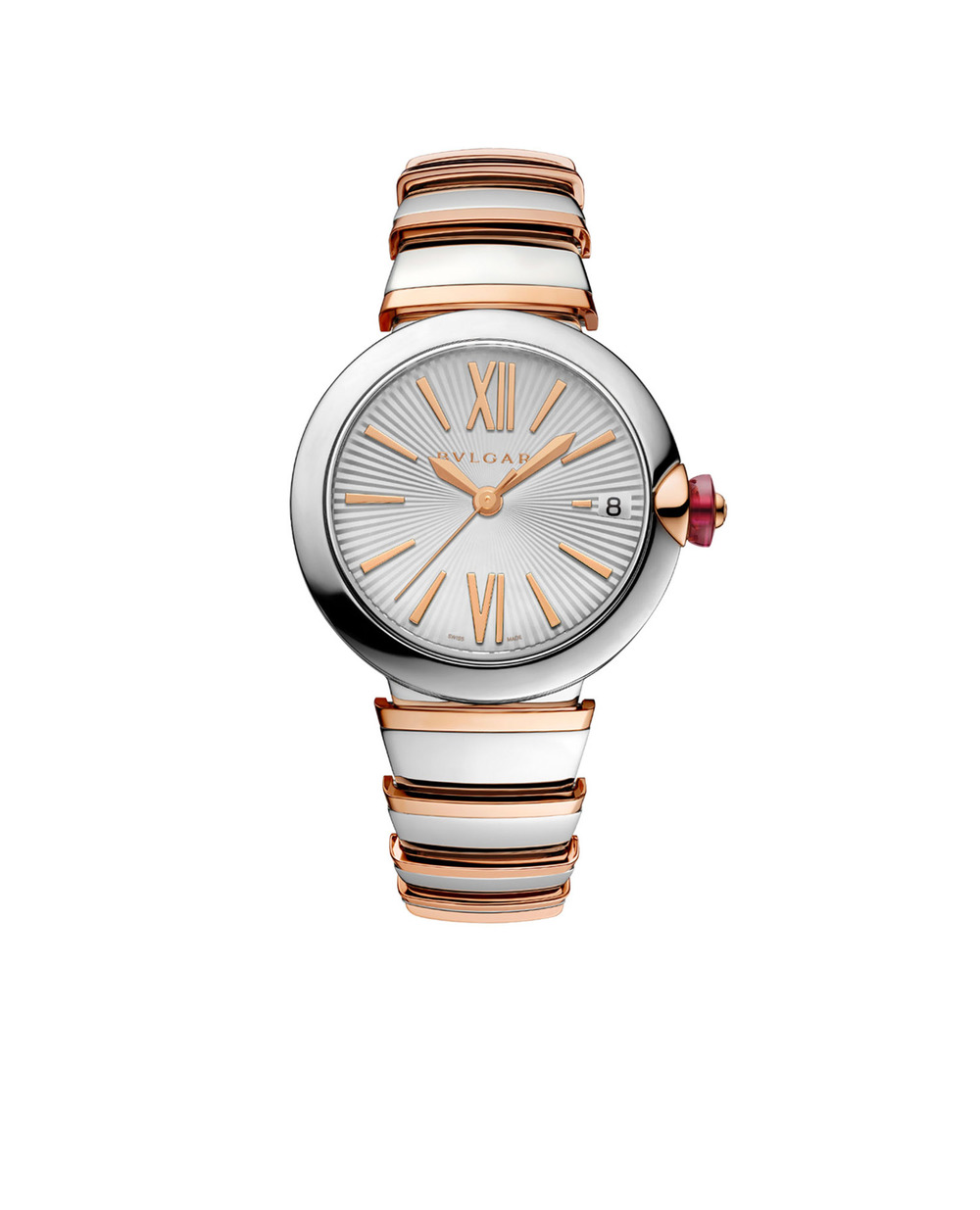 Годинник LVCEA Bulgari 102197, срібний колір • Купити в інтернет-магазині Kameron