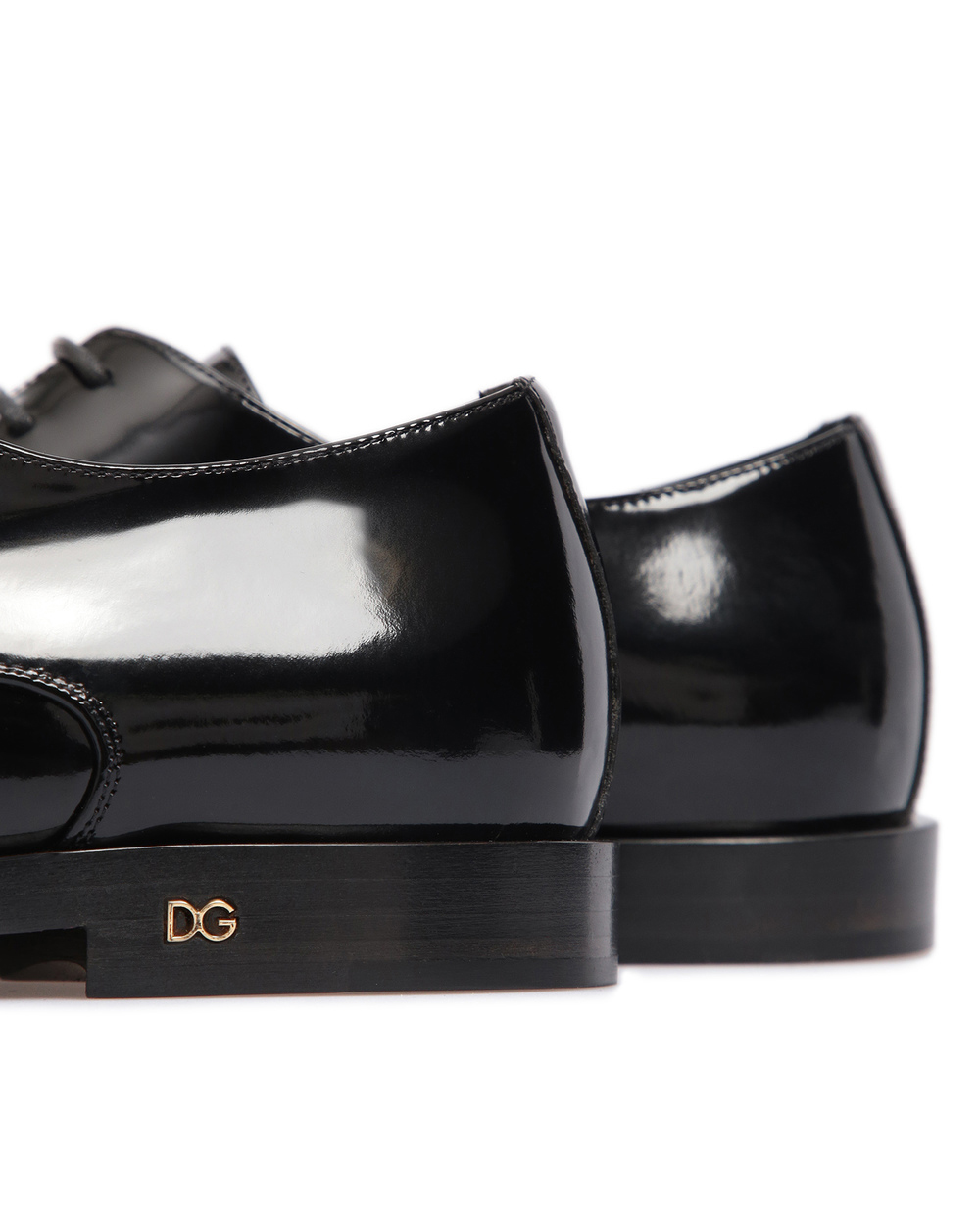 Кожаные дерби Millenials Dolce&Gabbana CN0068-AJ532, черный цвет • Купить в интернет-магазине Kameron
