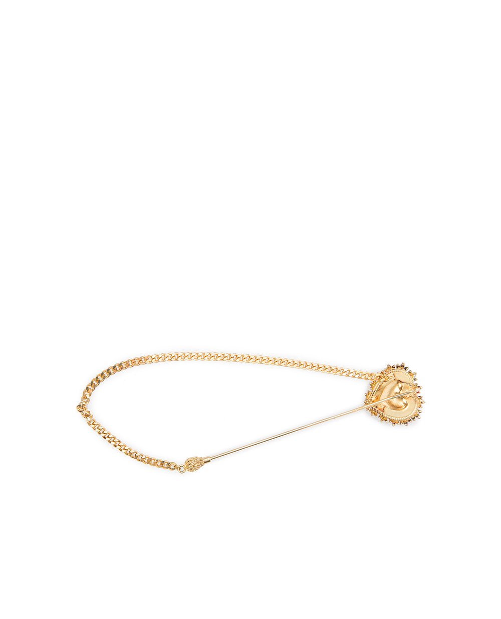 Брошь Dolce&Gabbana WPLC1A-W5YME, золотой цвет • Купить в интернет-магазине Kameron