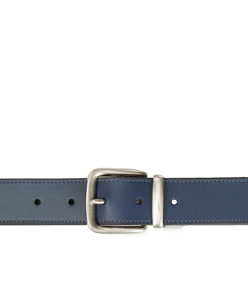 Двусторонний кожаный ремень Polo Ralph Lauren 405845454002, синий цвет • Купить в интернет-магазине Kameron