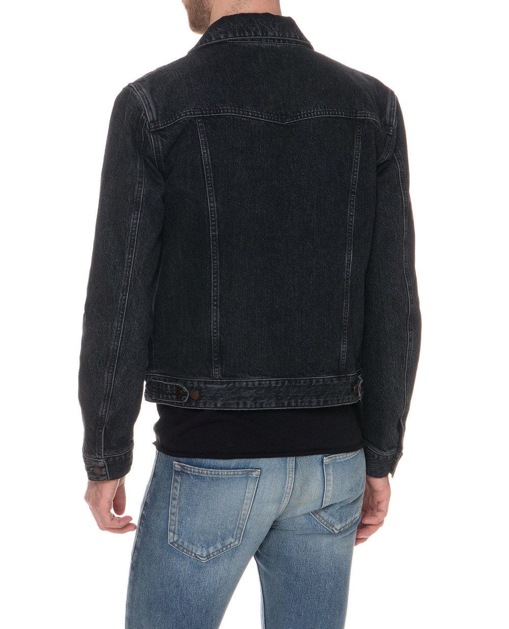 Джинсовая куртка Saint Laurent 530528-YG805, черный цвет • Купить в интернет-магазине Kameron