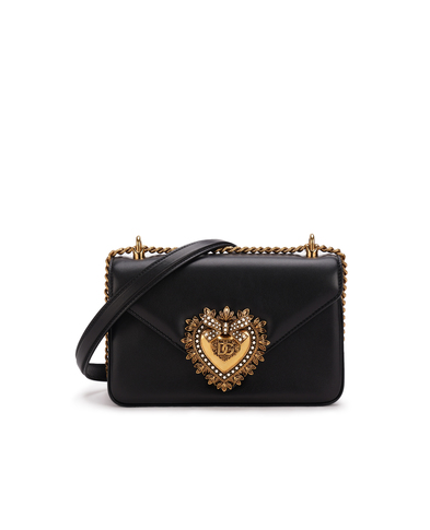 Dolce&Gabbana Шкіряна сумка Devotion Medium - Артикул: BB7475-AF984