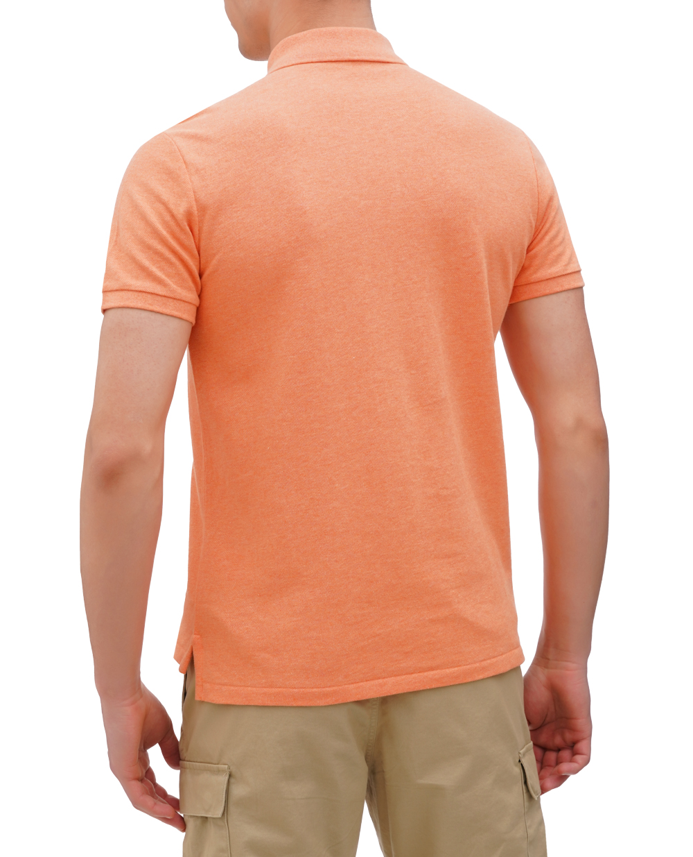 Поло Mesh Polo Ralph Lauren 710680784354, помаранчевий колір • Купити в інтернет-магазині Kameron