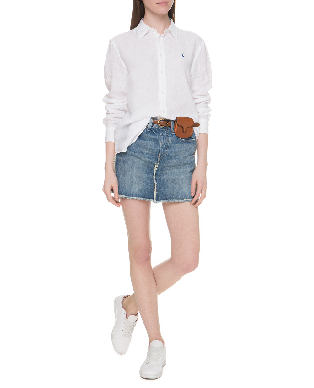 Рубашка Polo Ralph Lauren 211732641001, белый цвет • Купить в интернет-магазине Kameron