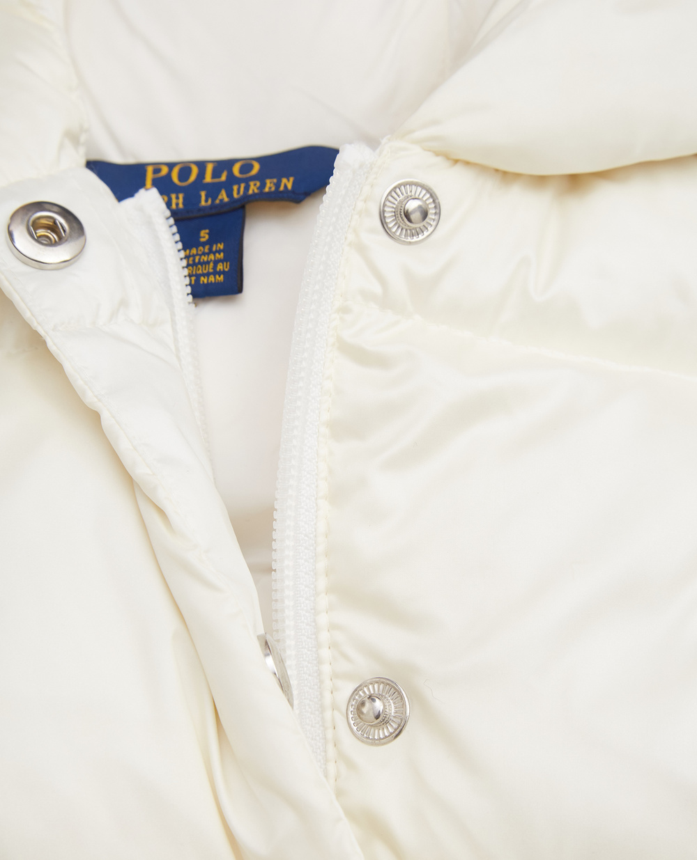 Пуховик Polo Ralph Lauren Kids 312701176001, білий колір • Купити в інтернет-магазині Kameron