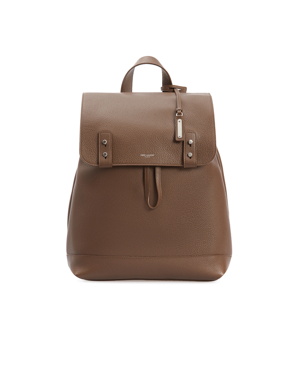 Кожаный рюкзак Saint Laurent 480585-DTI0E-, коричневый цвет • Купить в интернет-магазине Kameron