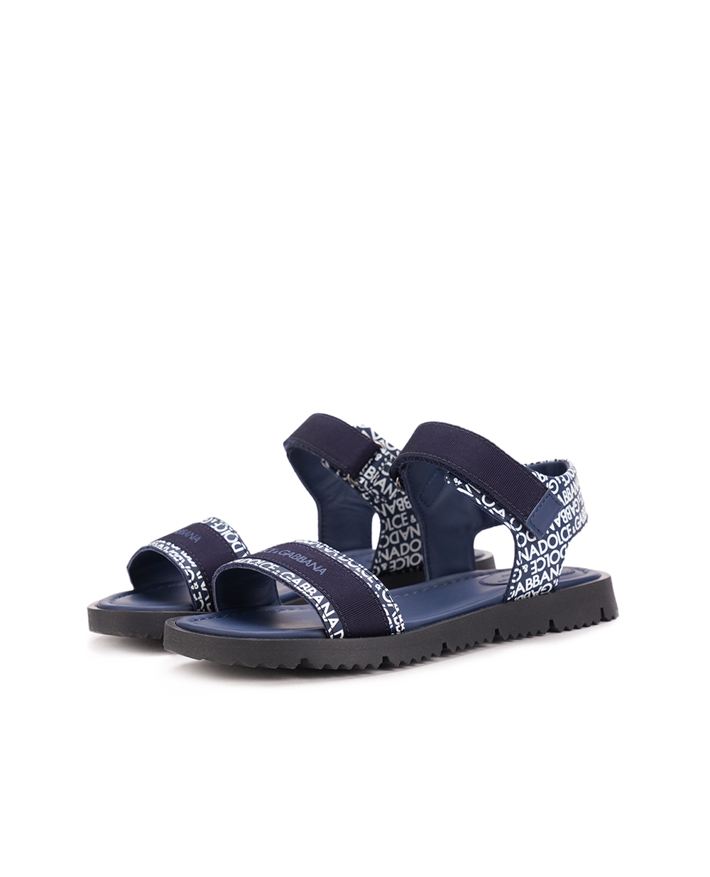 Детские сандалии Dolce&Gabbana Kids DA5207-AX182-M, синий цвет • Купить в интернет-магазине Kameron