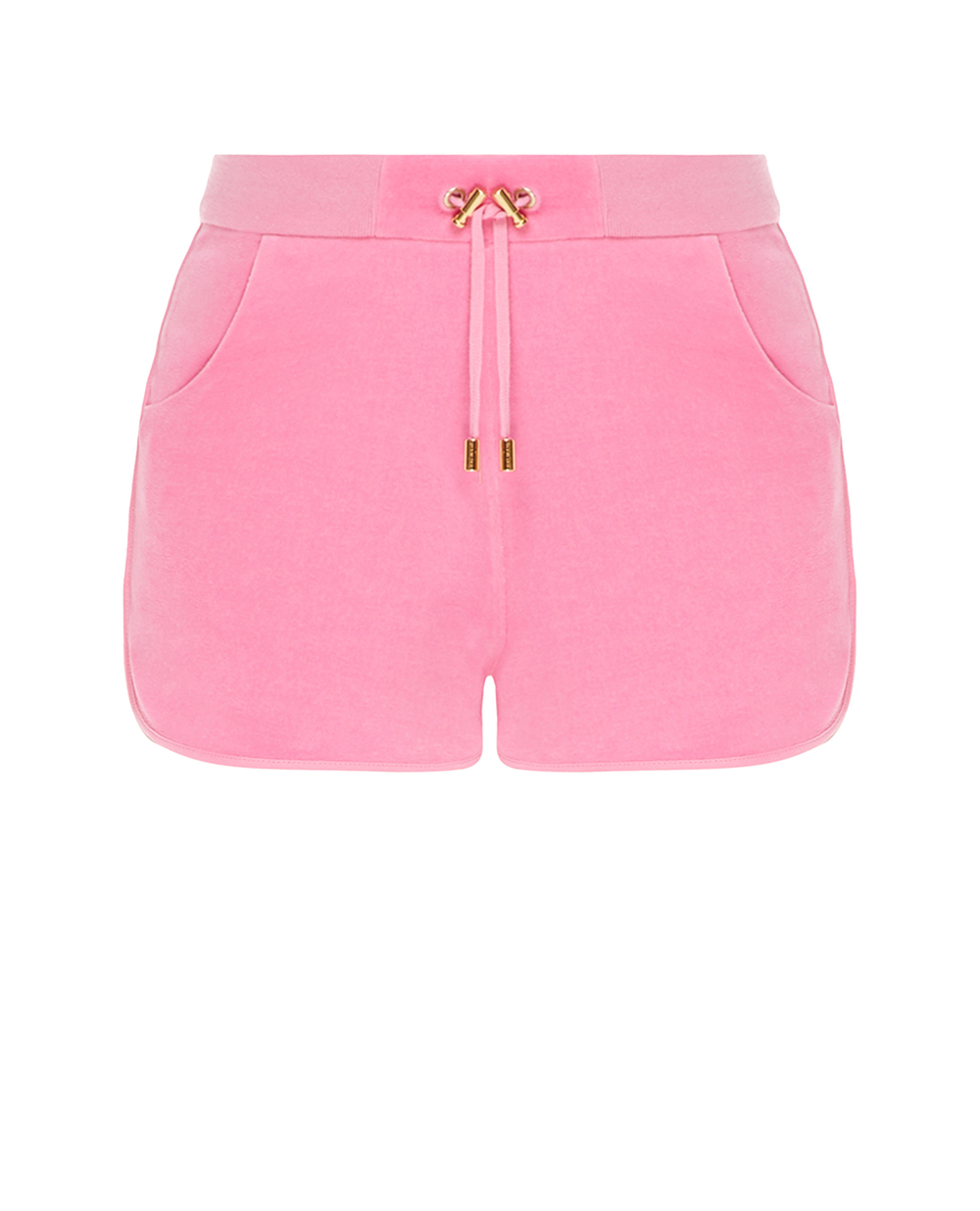 Велюрові шорти Balmain XF2OA02566JB, рожевий колір • Купити в інтернет-магазині Kameron