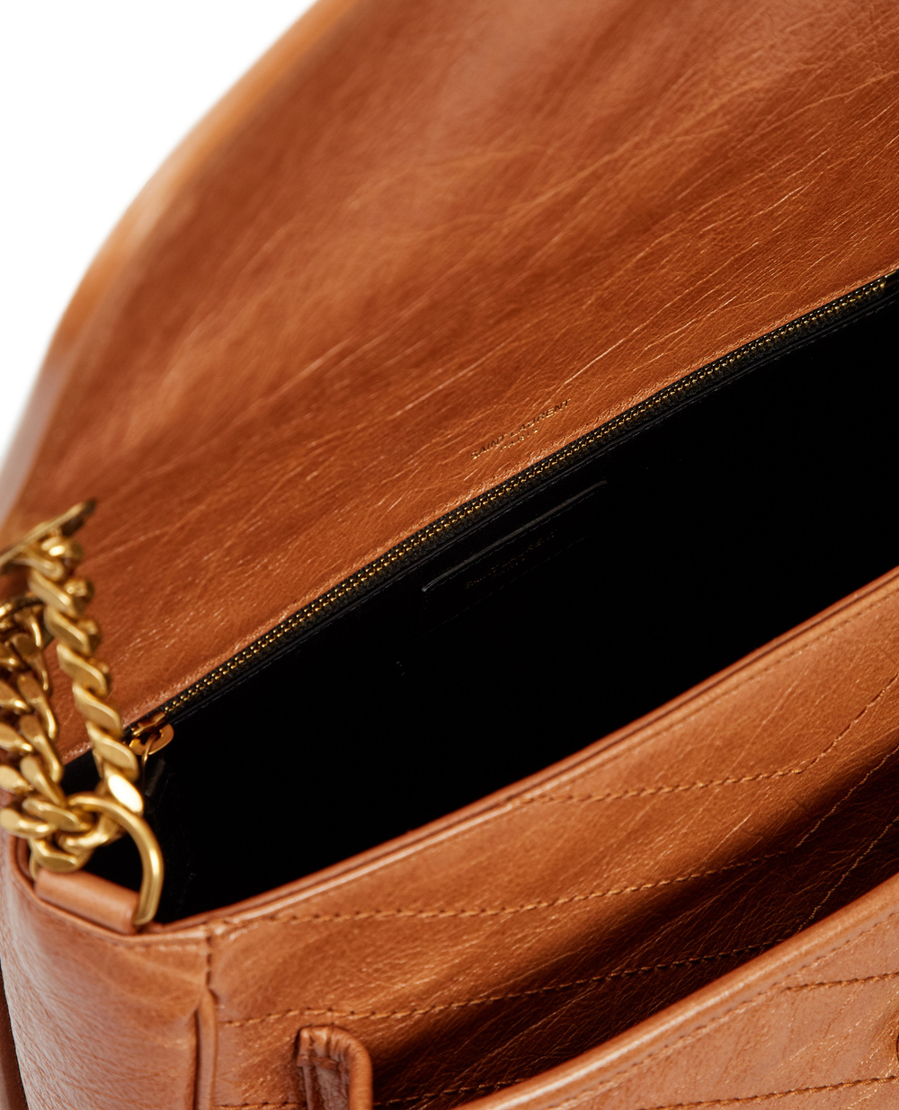 Шкіряна сумка Niki medium Saint Laurent 633158-1YG07-, рудий колір • Купити в інтернет-магазині Kameron