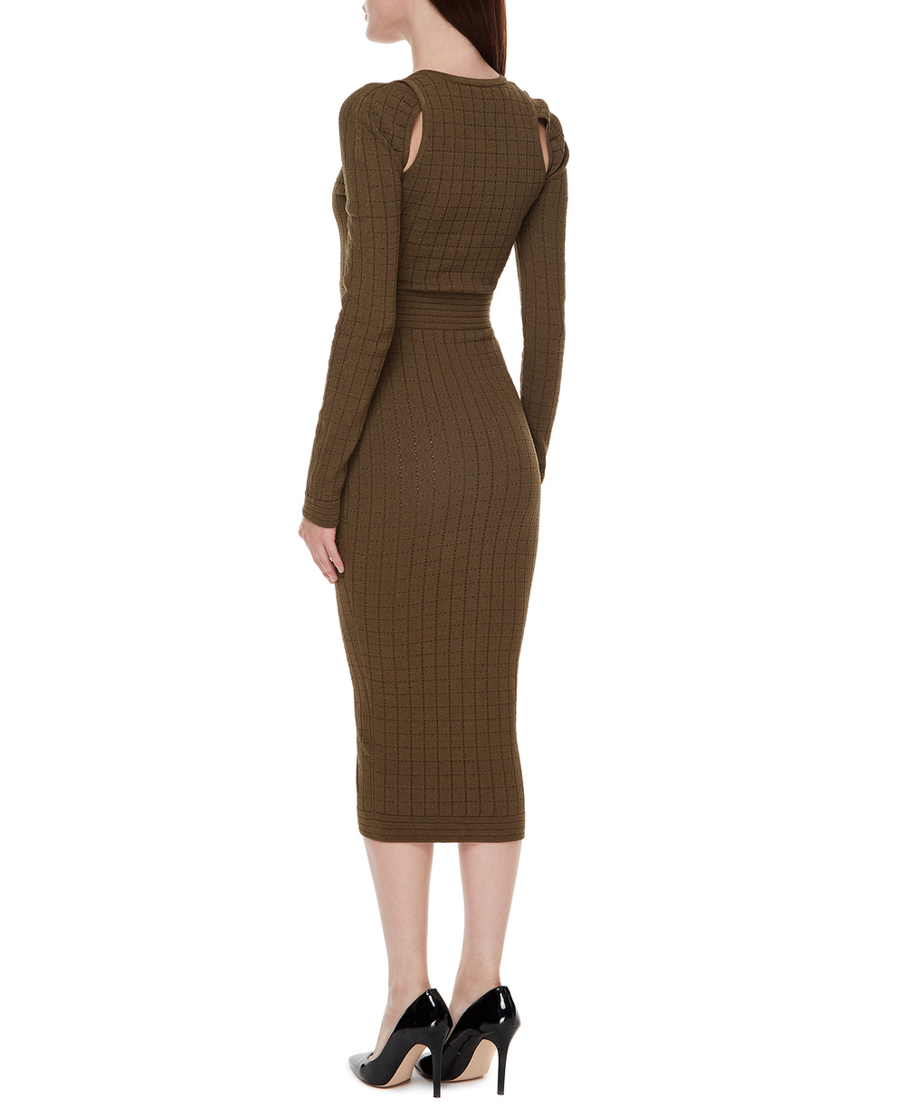 Сукня Balmain WF0RL080K330, зелений колір • Купити в інтернет-магазині Kameron