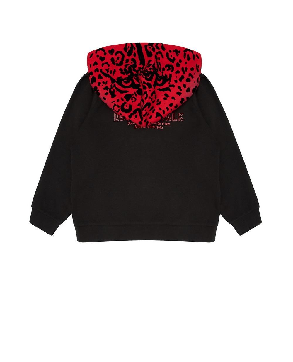 Худи Dolce&Gabbana Kids L4JWCZ-G7BZI-B, черный цвет • Купить в интернет-магазине Kameron