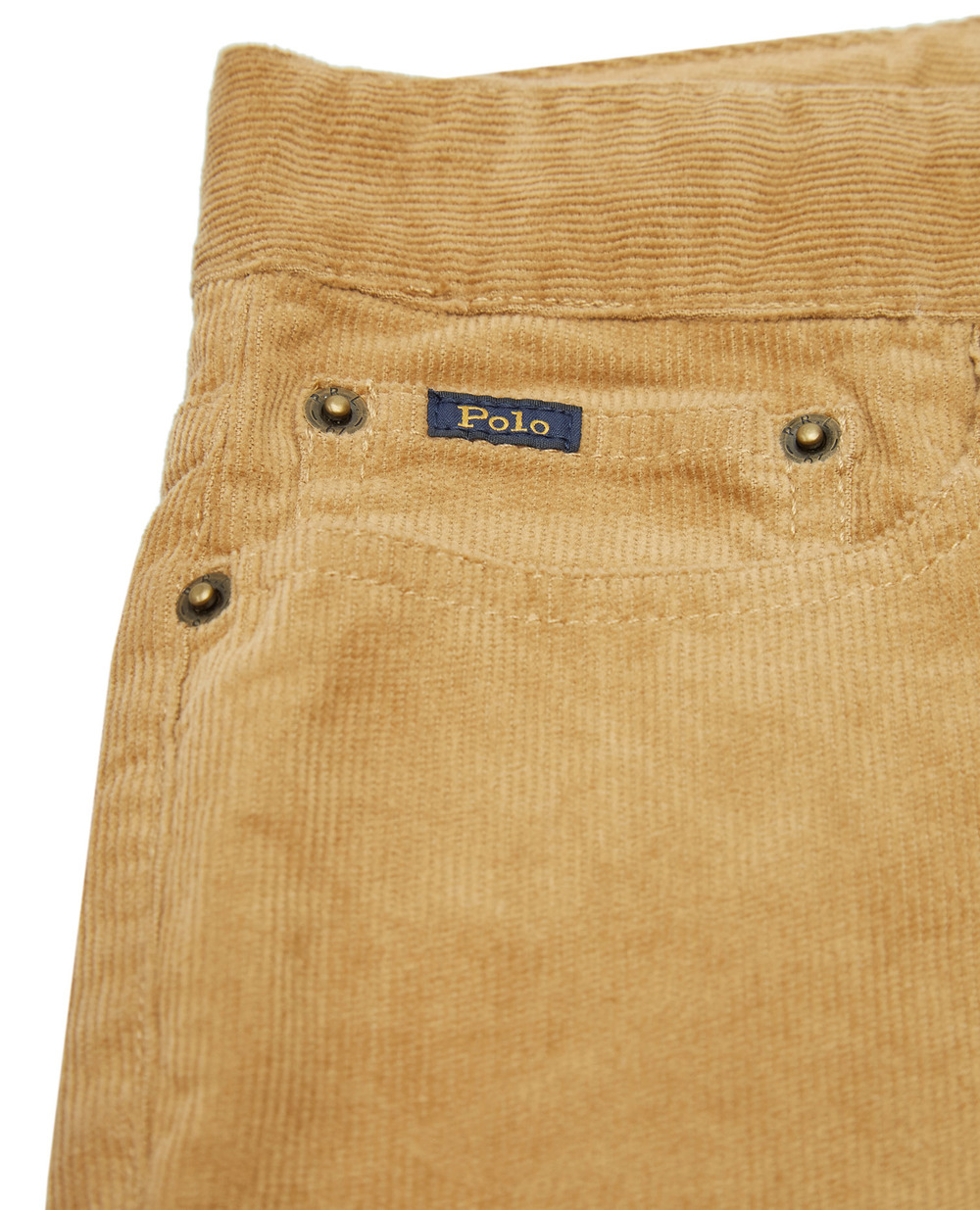 Вельветові штани Polo Ralph Lauren Kids 323798367001, рудий колір • Купити в інтернет-магазині Kameron