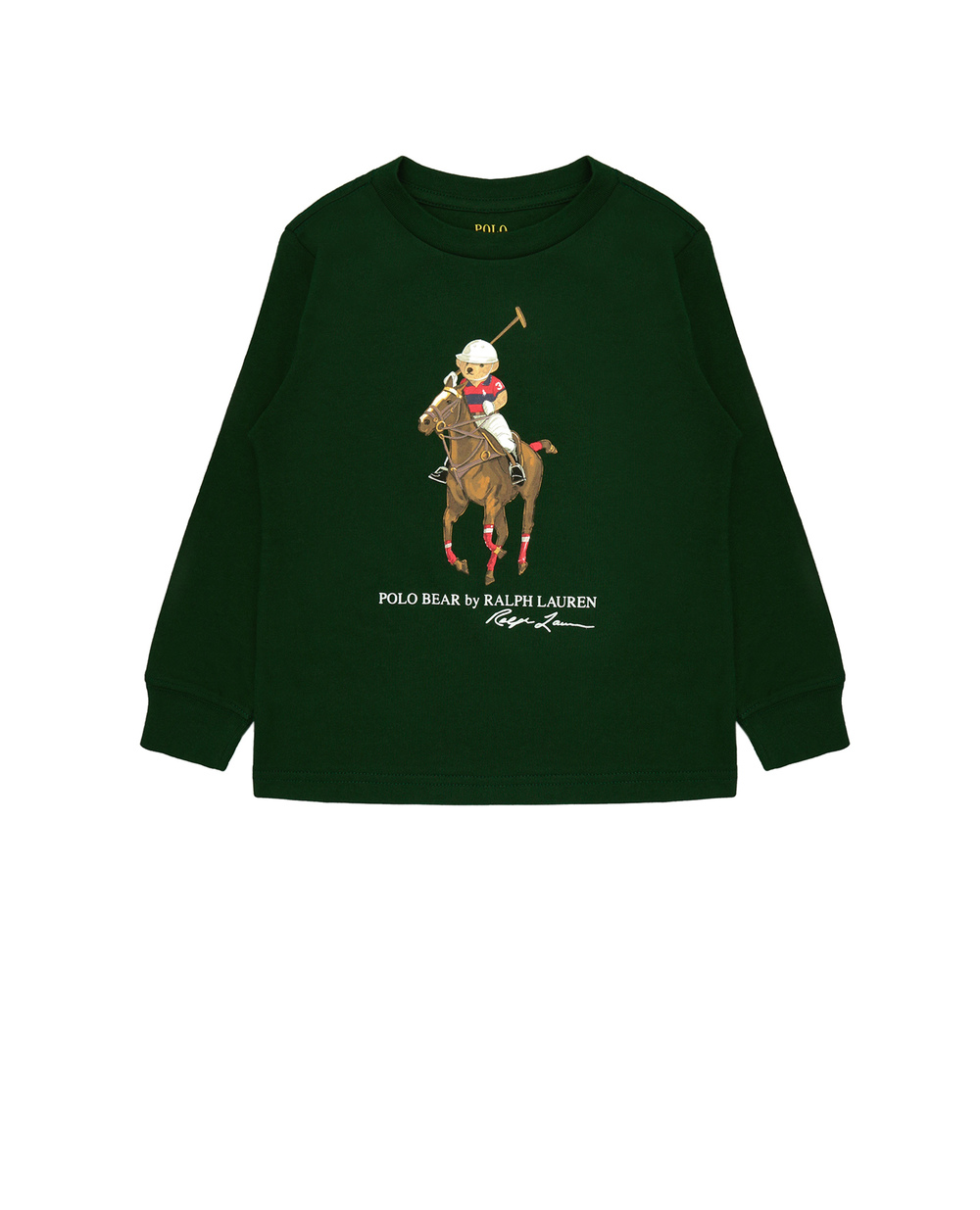 Лонгслів Polo Ralph Lauren Kids 321852014004, зелений колір • Купити в інтернет-магазині Kameron