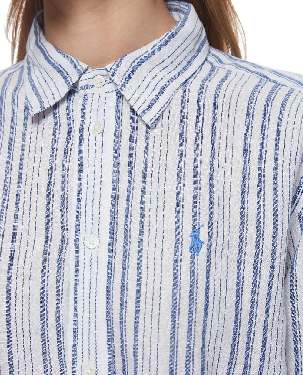 Льняная рубашка Polo Ralph Lauren 211838922003, разноцветный цвет • Купить в интернет-магазине Kameron