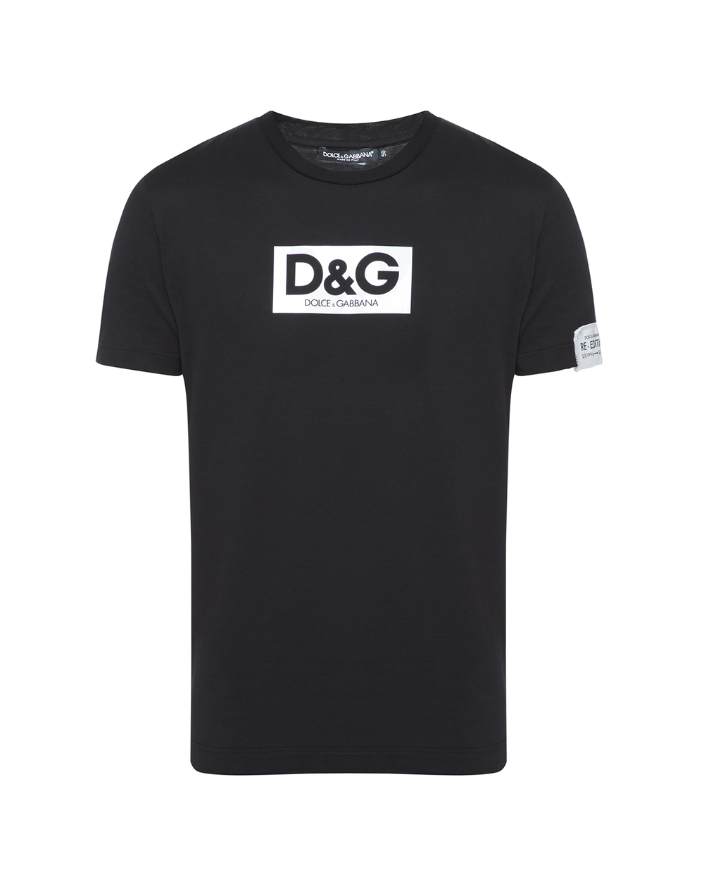 Футболка Dolce&Gabbana G8QI4T-FU7EQ, чорний колір • Купити в інтернет-магазині Kameron