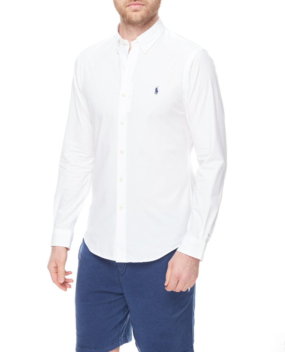Рубашка Polo Ralph Lauren 710832480002, белый цвет • Купить в интернет-магазине Kameron