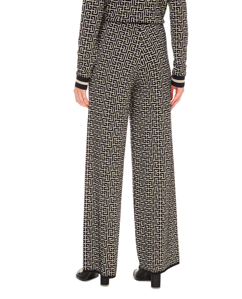 Шерстяные брюки Balmain WF1OB015K256, разноцветный цвет • Купить в интернет-магазине Kameron