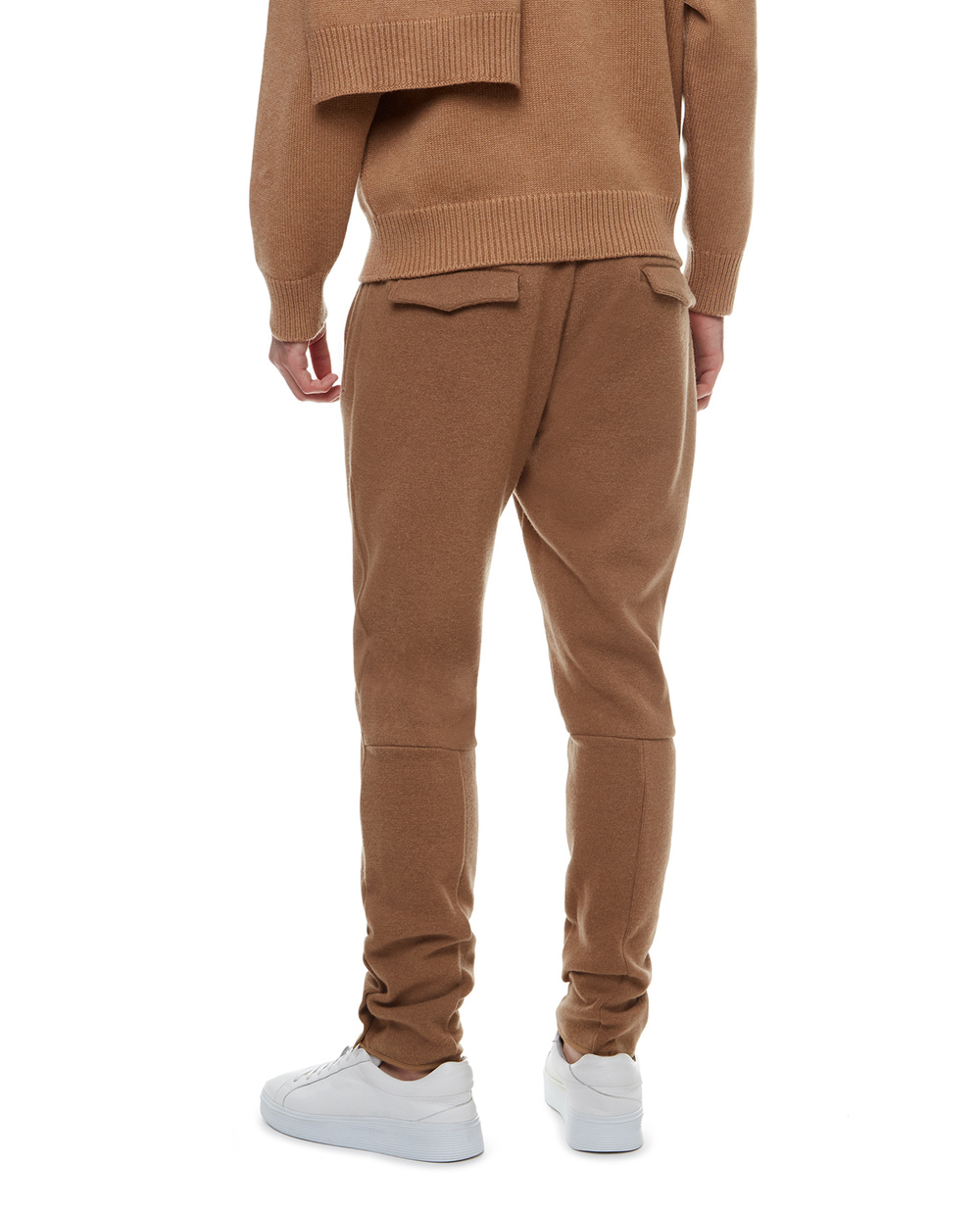Шерстяные брюки Dolce&Gabbana GXC55T-JAM8L, бежевый цвет • Купить в интернет-магазине Kameron