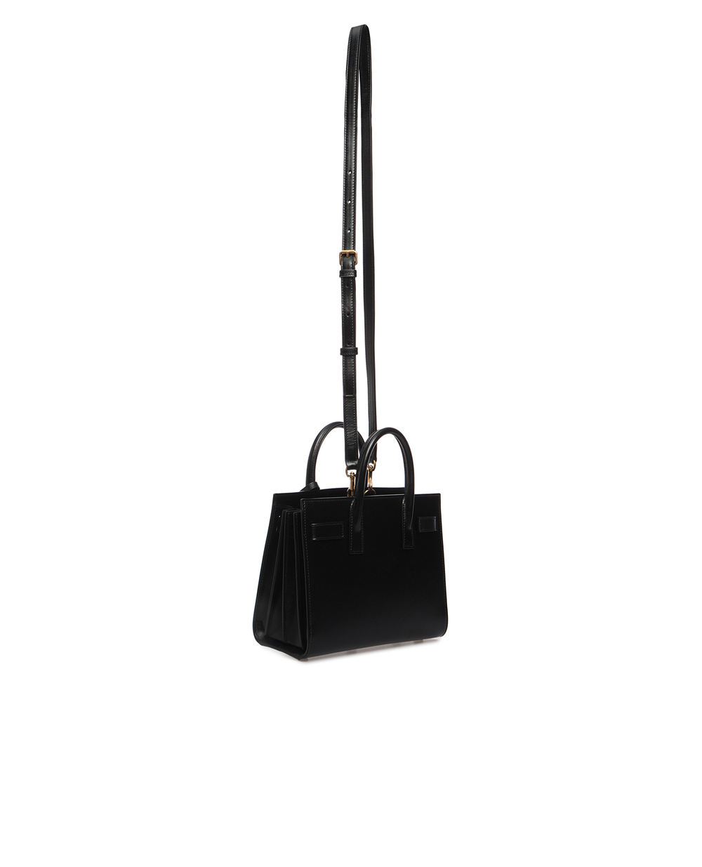 Кожаная сумка Sac De Jour Nano Saint Laurent 392035-02G9W, черный цвет • Купить в интернет-магазине Kameron