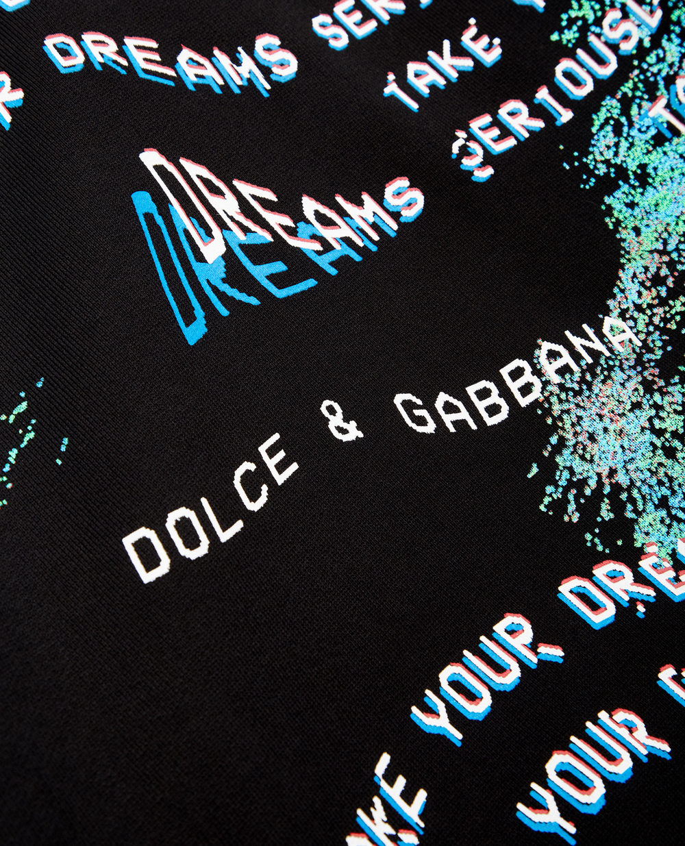 Худі Dolce&Gabbana Kids L4JWBY-G7BMH-S, чорний колір • Купити в інтернет-магазині Kameron