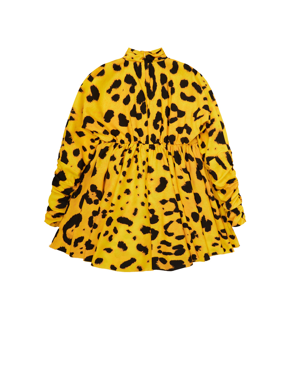 Шелковое платье Dolce&Gabbana Kids L52DX7-FSA2F-B, желтый цвет • Купить в интернет-магазине Kameron