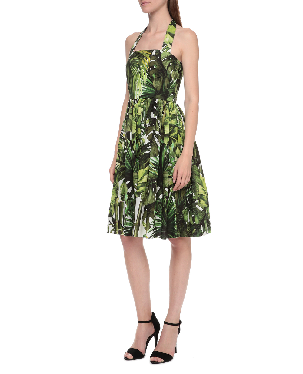 Сарафан Dolce&Gabbana F6I2IT-HS5HD, зеленый цвет • Купить в интернет-магазине Kameron